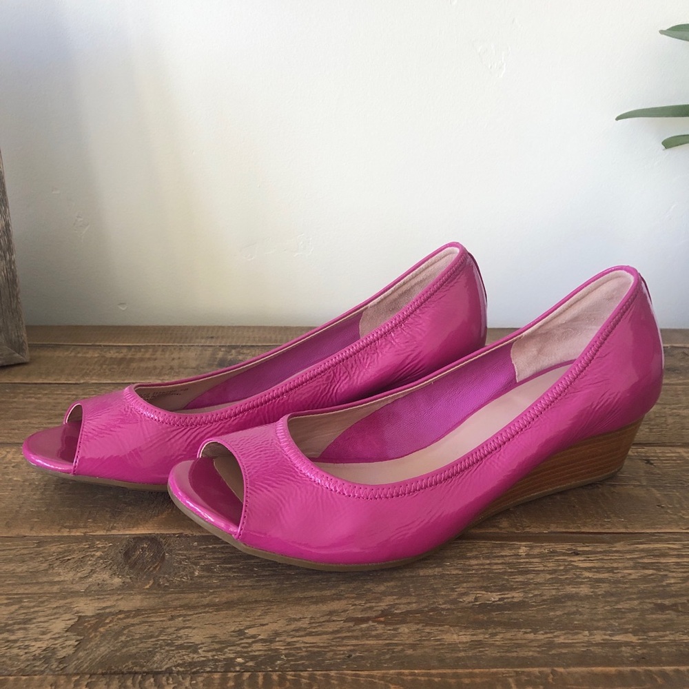 Cole Haan Air Tali Peeptoe Wedge Pump